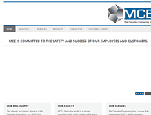 Tablet Screenshot of mceng.com